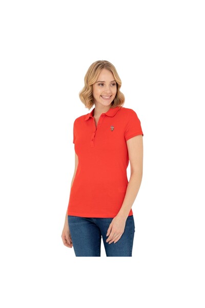 U.S. Polo Assn. تي شيرت نسائي بياقة بولو 1567927