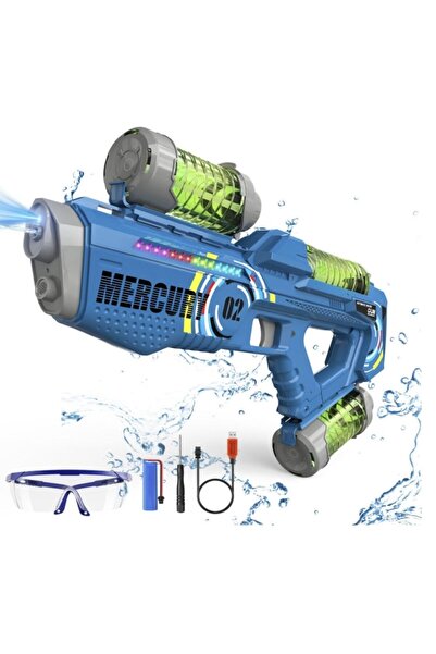Mercury Pistol cu apă electric M 2, reîncărcabil, cu tragere automată, rezerv...