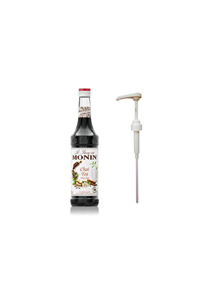Monin Chai Tea 700 ml Şurup + Şurup Pompası