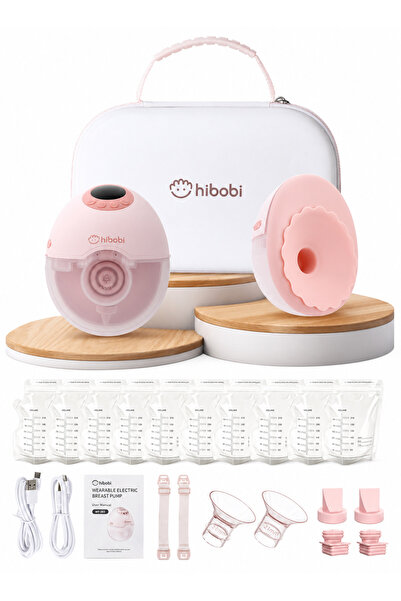 hibobi مضخة ثدي فاخرة قابلة للارتداء بدون استخدام اليدين - 4 أوضاع × 12 مستوى...