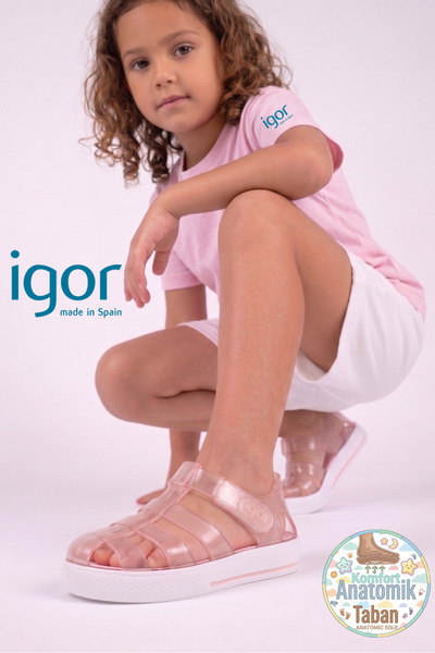 IGOR S10171 Star Kız Bebek & Çocuk Pembe Sandalet