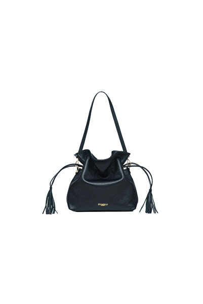 Piumelli Milano Women's / Girls' Shoulder Bag Raquel Bag D28 Black