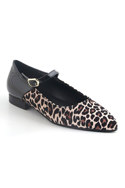 COMART حذاء باليه للنساء/الفتيات 3L5367 5367 Vitello RY Nero