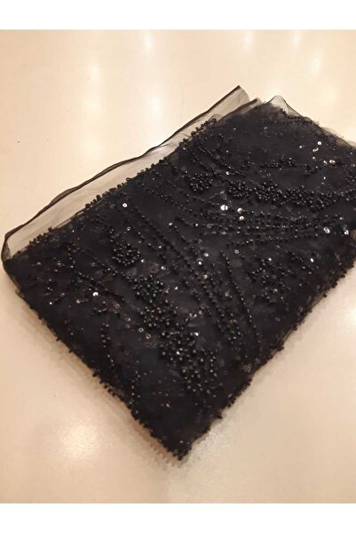 Safir Kumaş Kesip Aplik yada Morif Çııkarmalık Top Sonu Taşlı Dantel 60 cm