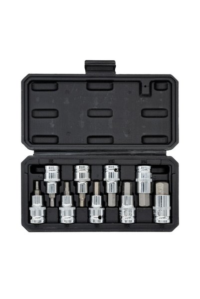 Titi 6049 Set chei tubulare Allen de 1/2 inch, 9 piese