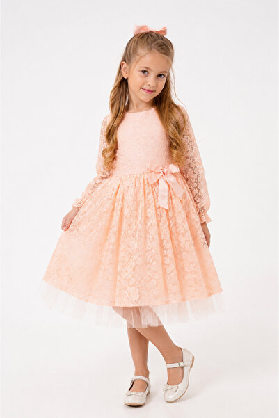 Eray Kids Rochie de seara pentru fete Rochie cu model de flori din dantela De...