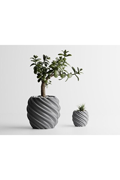 Sani Ghiveci decorativ Sani, Roma 120 x 120 x 109 mm, Argintiu