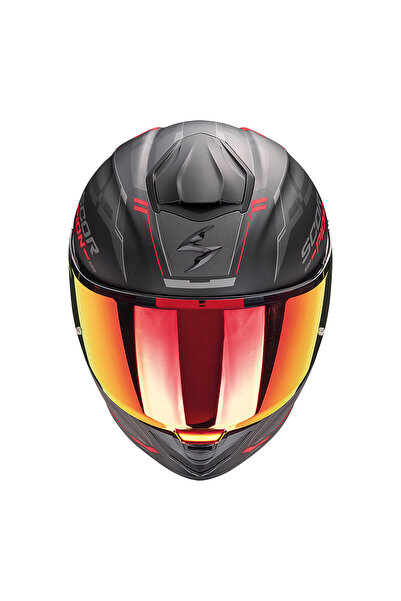 Scorpion EXO-530 Air Slope Kapalı Motosiklet Kaskı Mat Siyah Kırmızı