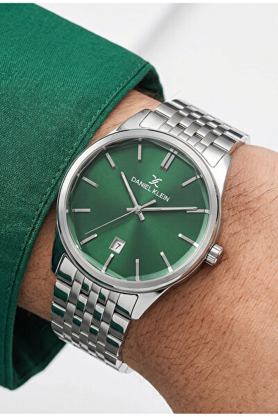 Daniel Klein Premium Silver Stainless Steel Watch for Men DK.1.14144-4
