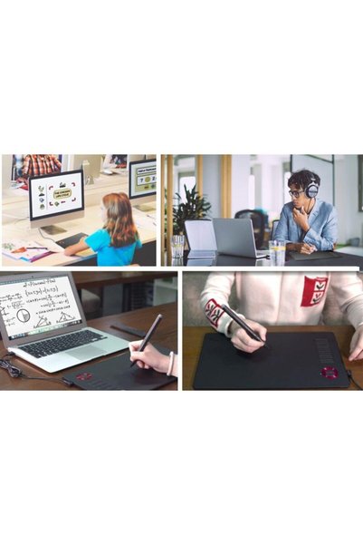 Veikk A15 Pro 10x6" 16384 Yüksek Basınç Hassasiyetli Profesyonel 5080 LPI Grafik Tablet + Kalem