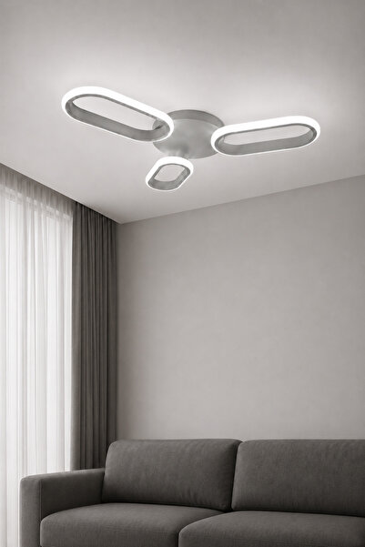 AvizeGO Hilton 3'lü LED Plafonyer Avize