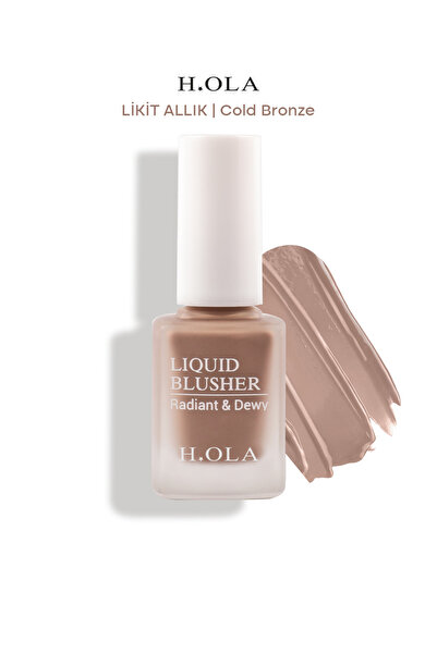 h.OLA Likit Allık | LIQUID BLUSHER COLD BRONZE | Kalıcı Yüksek Pigmentli | Co...