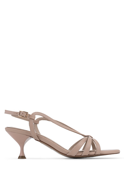 Tamer Tanca Women's Vegan Beige Heeled Shoes