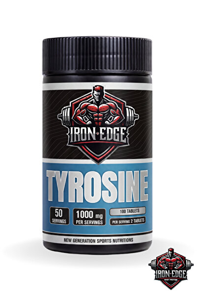IRON EDGE L-tyrosine (TİROZİN) 500 Mg 100 Tablet (Per Servıngs 1000 Mg) 50 Se...