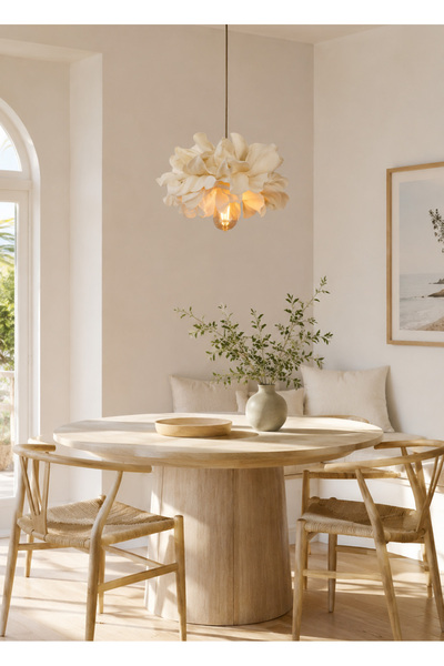 Maison Avf AVF Atelier Eva Krem Sarkıt Avize 30cm