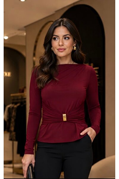 Serpirella Butik Μπλούζα με αγκράφα