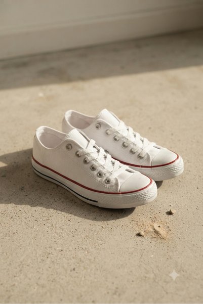Lideral Unisex Short White Sneaker Convers Shoes Daily Walking Sports Shoes