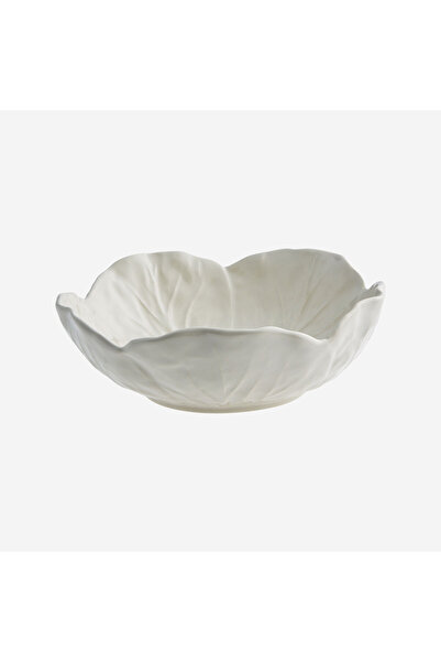 Bordallo Pinheiro Bol pentru salată din ceramică albă Cabbage 15 cm