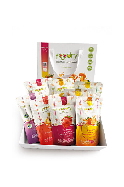 Foodry Freeze Dry Meyve Koleksiyonu – Premium Karton Kutu (8'li)