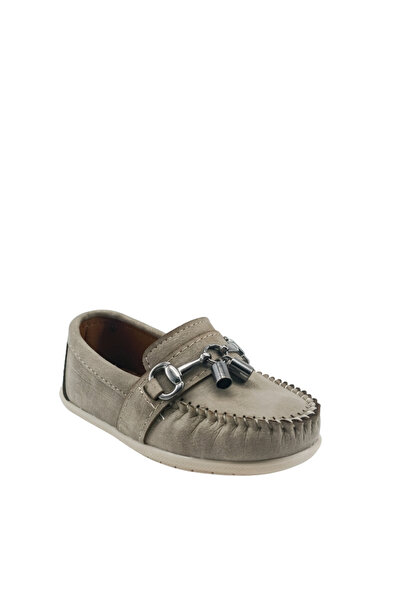 Rexba Erkek Çocuk Günlük Rock Loafer Konforlu Ayakkabı - BEJ - ROCK01-BJ
