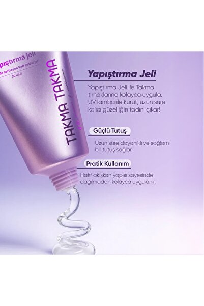 Takma Takma Tırnak Yapıştırma Jeli 30 ml