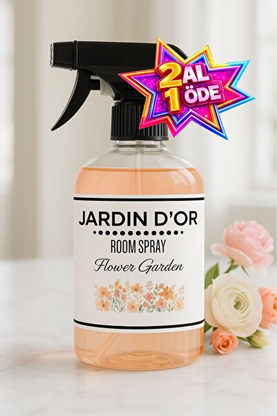 JARDIN D'OR Flower Garden Room Spray Çiçek Bahçesi Oda Spreyi 500 ml Oda Koku...