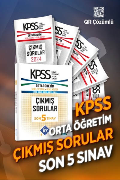 KR Akademi Yayınları KPSS Genel Yetenek Genel Kültür Ortaöğretim Son 5 Sınav ...