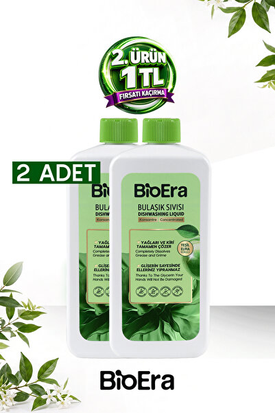 BioEra Bulaşık Sıvısı - Bulaşık Deterjanı 750 ml x 2 Adet