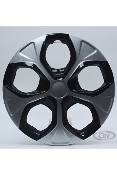 OTOCİRİT Jant Kapağı Siyah-gri Kırılmaz 14" Universal Model (amblem Hediyeli)...