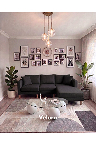 Velura Home & Living Armin Akıllı Köşe Koltuk Takımı & Modern Modüler Yataklı...