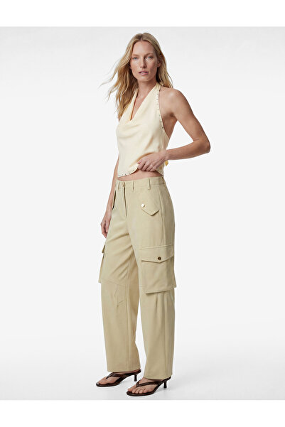 Koton High Waist Cargo Pocket Balloon Pants