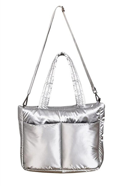 UMİ BAGGU Women's Shoulder Bag with Logo Detail