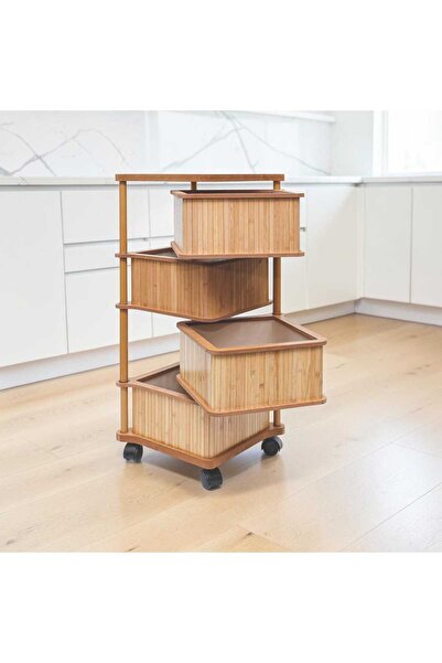 ARBOR EV Ahşap 4 Katlı Sebzelik