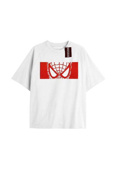 TIMESWASTINGIRL Μπλουζάκι Spider-Man με εκτύπωση εφημερίδας, μοντέλο No Way Home