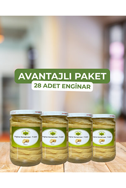 Enginar Konservesi 4'lü Avantajlı Paket - 28 Adet Enginar