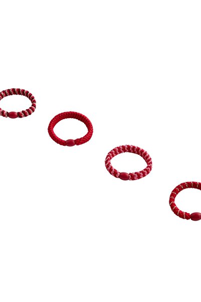 Oysho 4 braided scrunchies