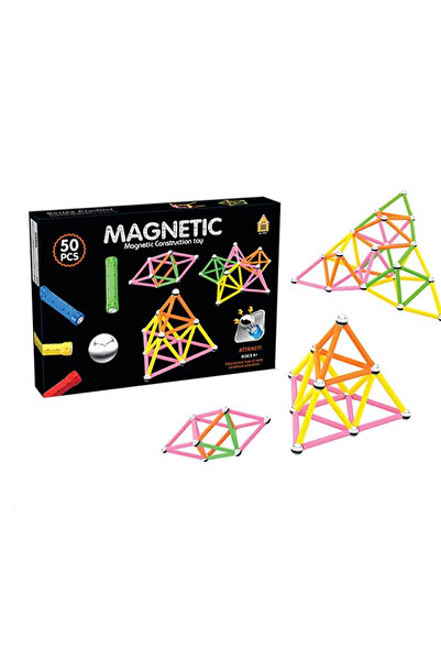 DanyCris Joc Constructii Magnetic, 50 Piese