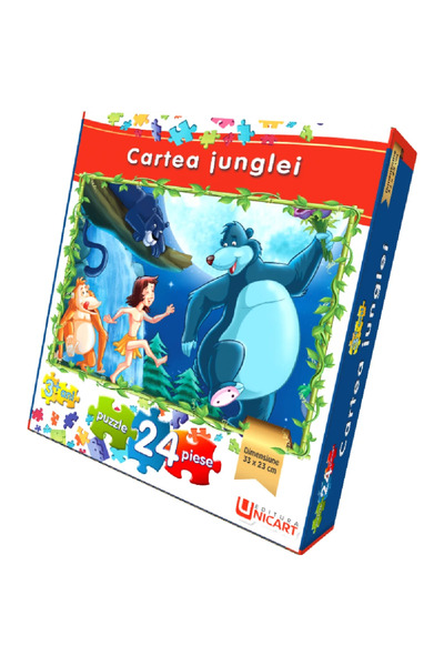 Editura Unicart Puzzle 24 piese - Cartea Junglei 33x23 cm