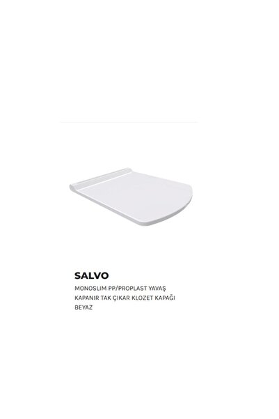 Bien Goya Duvara Sıfır - Salvo Monoslim Proplast Yavaş Kapanır Kapak - Tip7 Çift Basmalı İç Takım