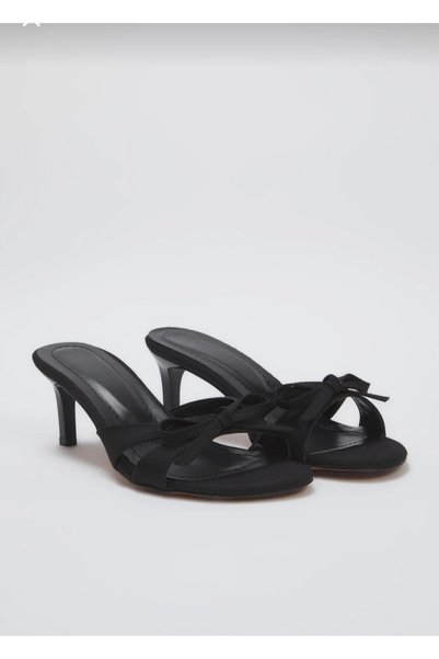 FİNTAS Ayağınıza Gelen Moda Satin Bow Detailed Women's Slippers