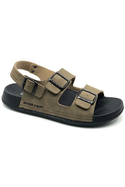 KCMN Kocamanlar 6002 Orthopedic Men's Sandals Taba