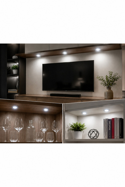 Erk Led 1W Mini LED Downlight Beyaz Işık Gömme Spot Armatür 32mm