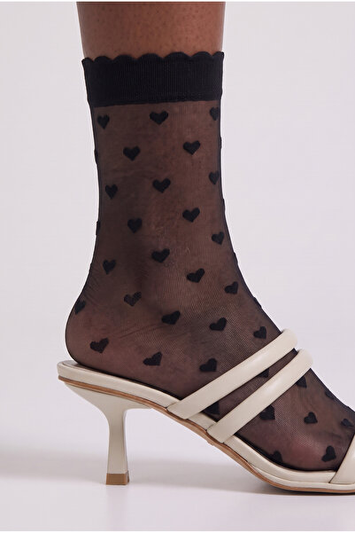 Katia&Bony Șosete Heart Socket pentru damă, negri