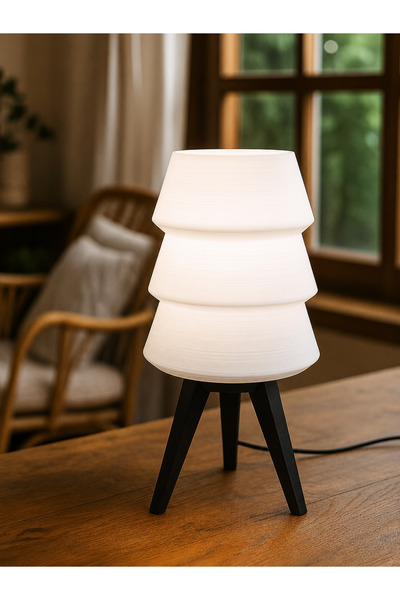 YUGEN 3D Baskı Modern Dekoratif Masa Lambası