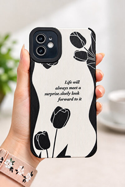Go Aksesuar Iphone 11 Uyumlu Kaplama Tasarımlı Yumuşak Silikon Kamera Korumal...