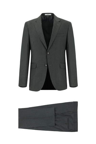 Kiğılı 7 Drop slim fit Dar croială Costum cu dungi