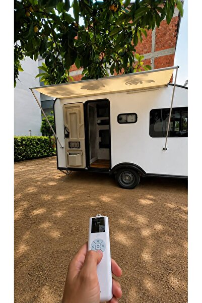GETİRGES Otomatik Karavan Tentesi Su Geçirmez Yüksek Kaliteli 200x250 cm
