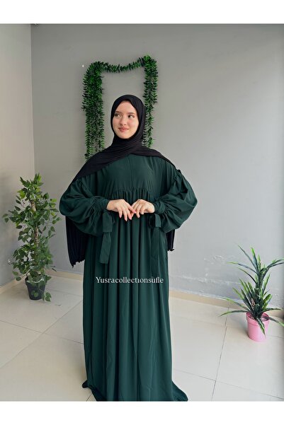 Yüsra Collection Φόρεμα με λουράκια Ferace Tesettür Liza