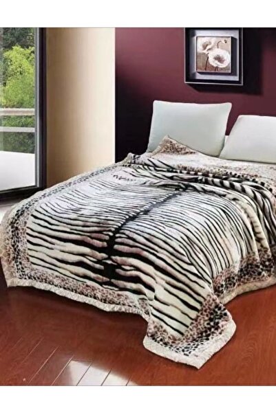 MILANO COLLECTION Patura Cocolino Dubla Groasa 4 kg, Zebra Exotic, 220x200 cm