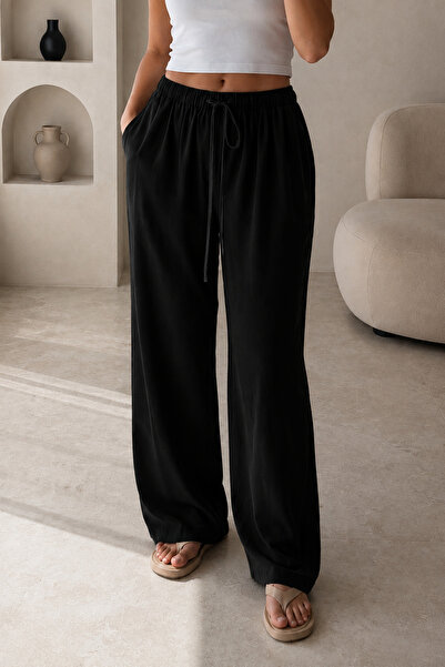 Nika Fashion Basic Sandy Salaş Pantolon